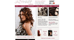 Desktop Screenshot of jazyhair.com