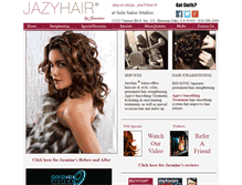 Tablet Screenshot of jazyhair.com